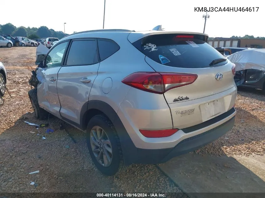 KM8J3CA44HU464617 2017 Hyundai Tucson Se Plus