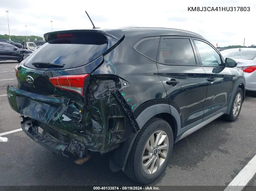 KM8J3CA41HU317803 2017 Hyundai Tucson Se