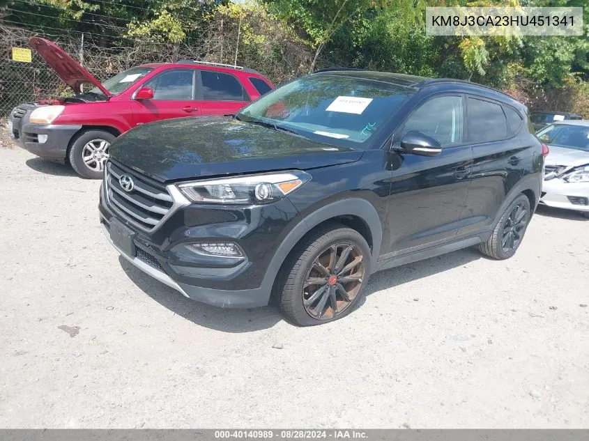 KM8J3CA23HU451341 2017 Hyundai Tucson Night