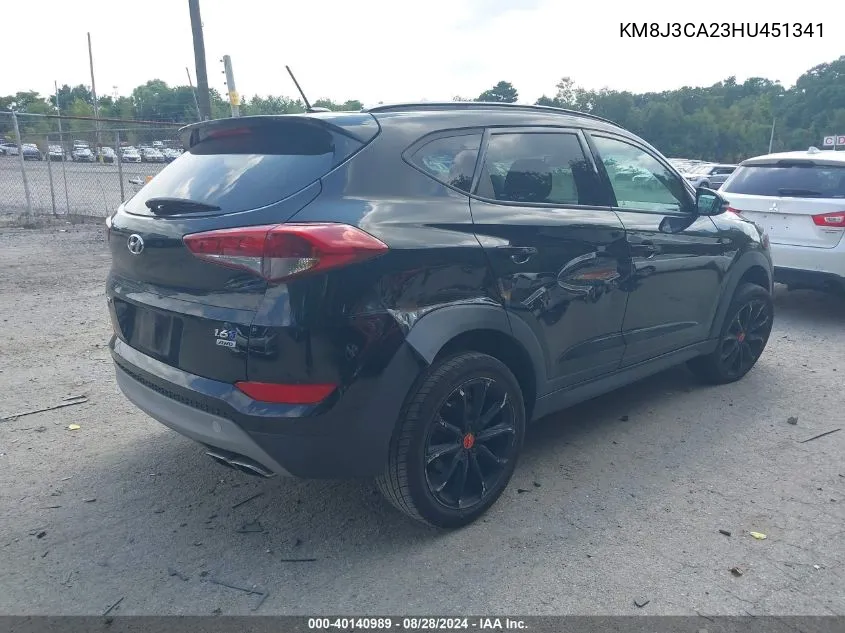 KM8J3CA23HU451341 2017 Hyundai Tucson Night