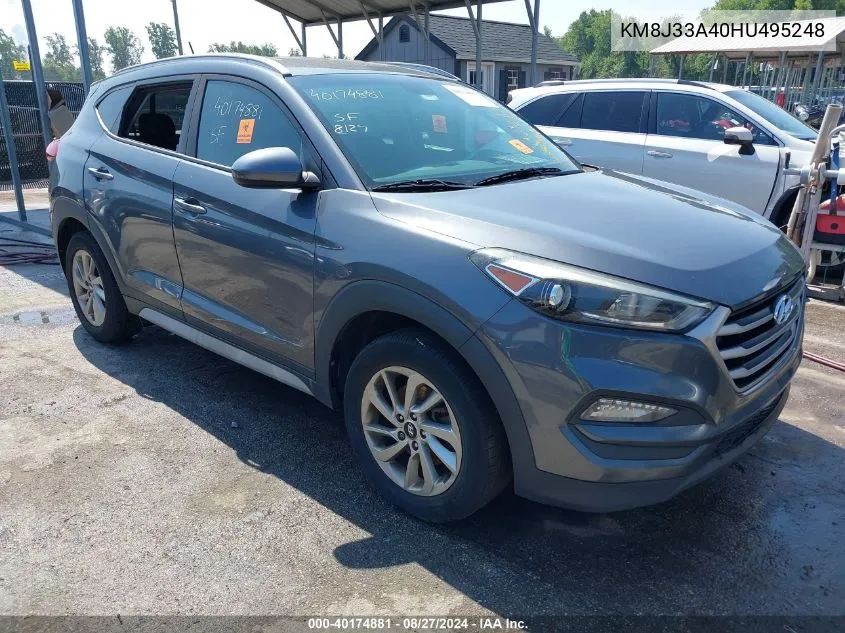 KM8J33A40HU495248 2017 Hyundai Tucson Se