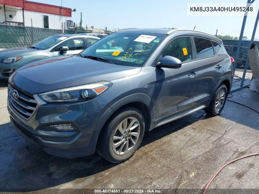 KM8J33A40HU495248 2017 Hyundai Tucson Se