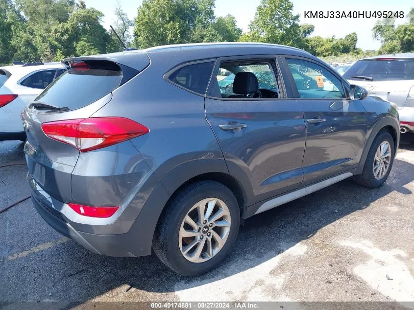 KM8J33A40HU495248 2017 Hyundai Tucson Se