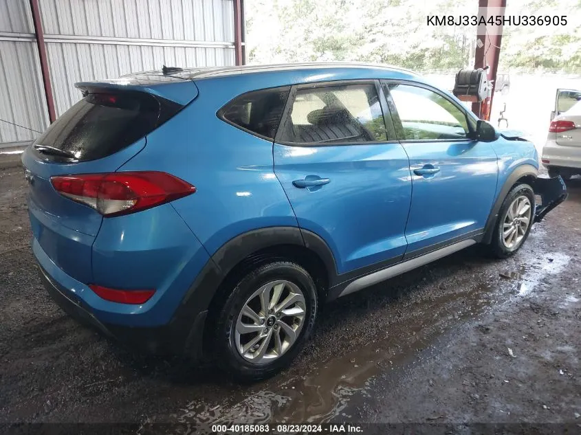 KM8J33A45HU336905 2017 Hyundai Tucson Se