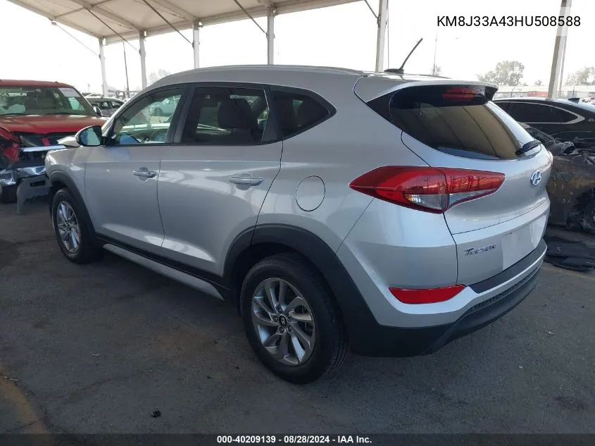 KM8J33A43HU508588 2017 Hyundai Tucson Se