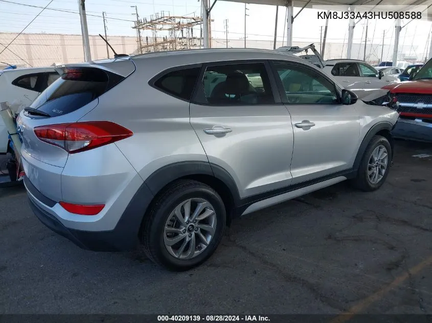 KM8J33A43HU508588 2017 Hyundai Tucson Se