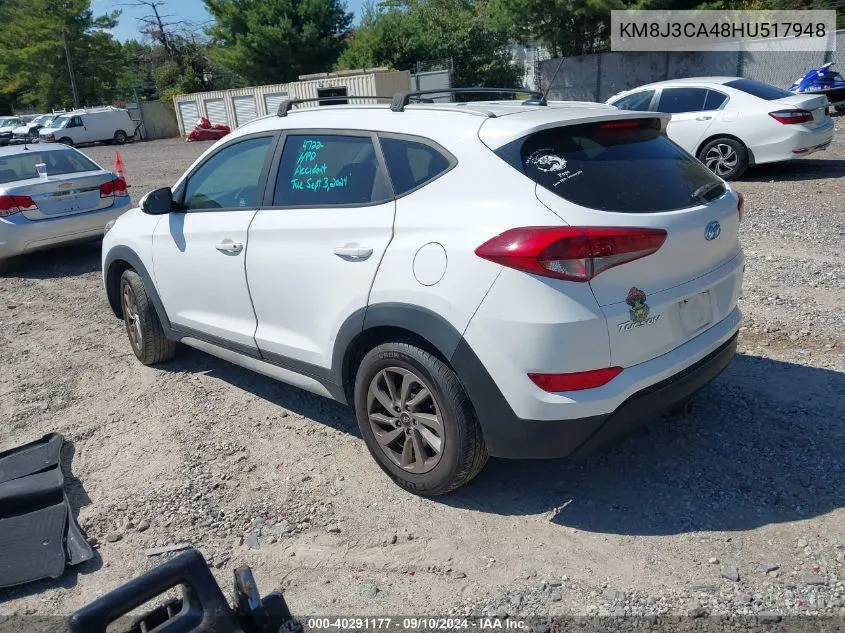 KM8J3CA48HU517948 2017 Hyundai Tucson Limited/Sport And Eco/Se