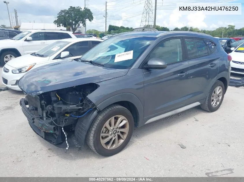 KM8J33A42HU476250 2017 Hyundai Tucson Se