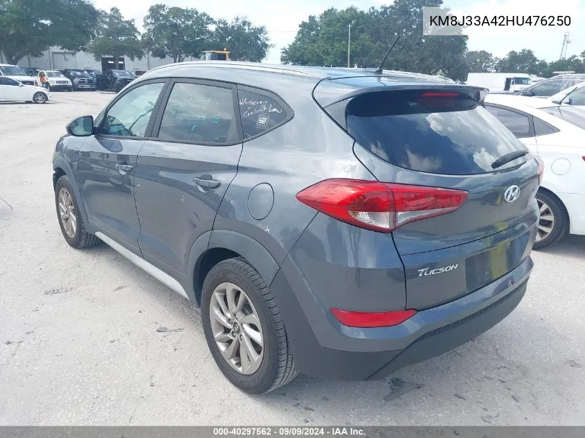 KM8J33A42HU476250 2017 Hyundai Tucson Se