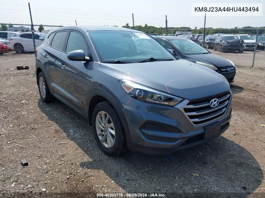 KM8J23A44HU443494 2017 Hyundai Tucson Se