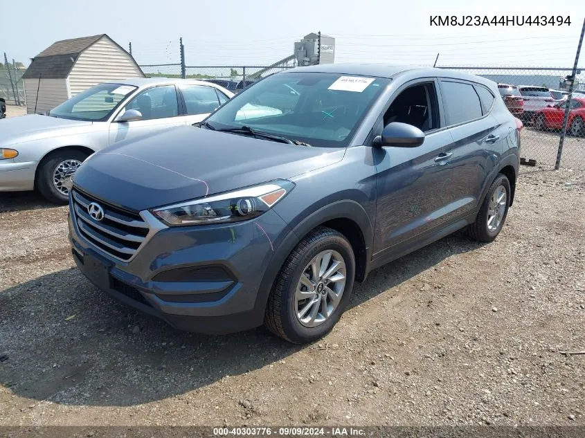 KM8J23A44HU443494 2017 Hyundai Tucson Se