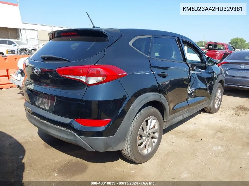 KM8J23A42HU329381 2017 Hyundai Tucson Se