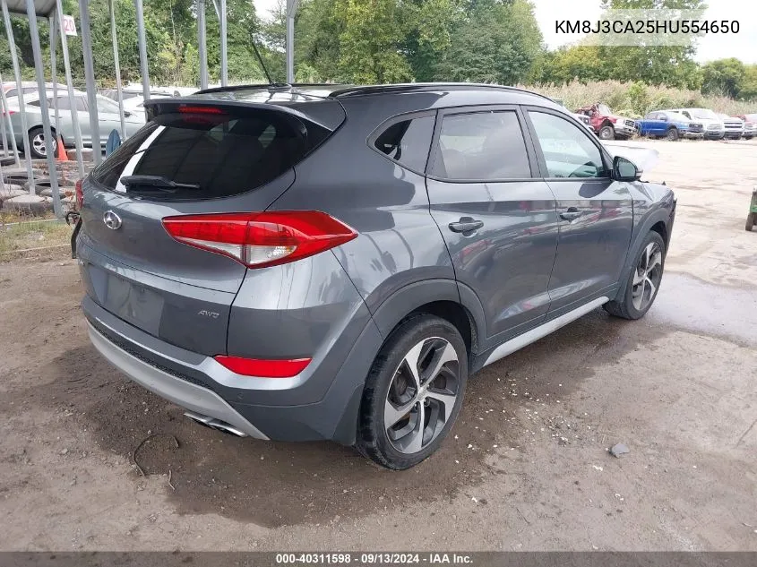 KM8J3CA25HU554650 2017 Hyundai Tucson Value