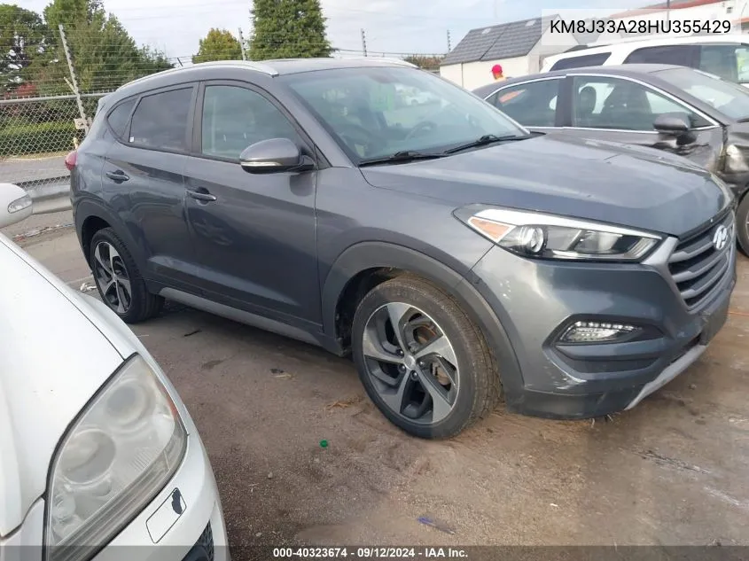 KM8J33A28HU355429 2017 Hyundai Tucson Limited/Sport And Eco/Se