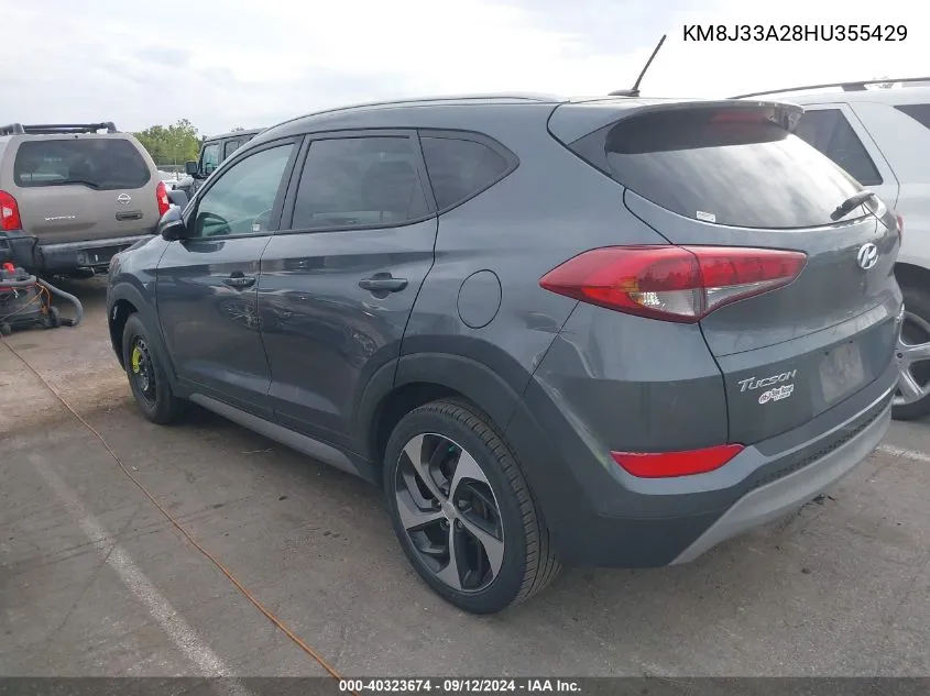 KM8J33A28HU355429 2017 Hyundai Tucson Limited/Sport And Eco/Se