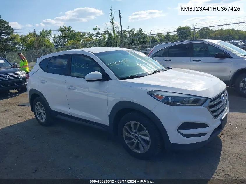 KM8J23A41HU367426 2017 Hyundai Tucson Se