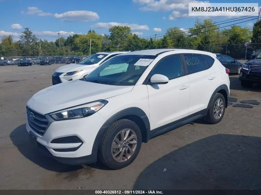 KM8J23A41HU367426 2017 Hyundai Tucson Se