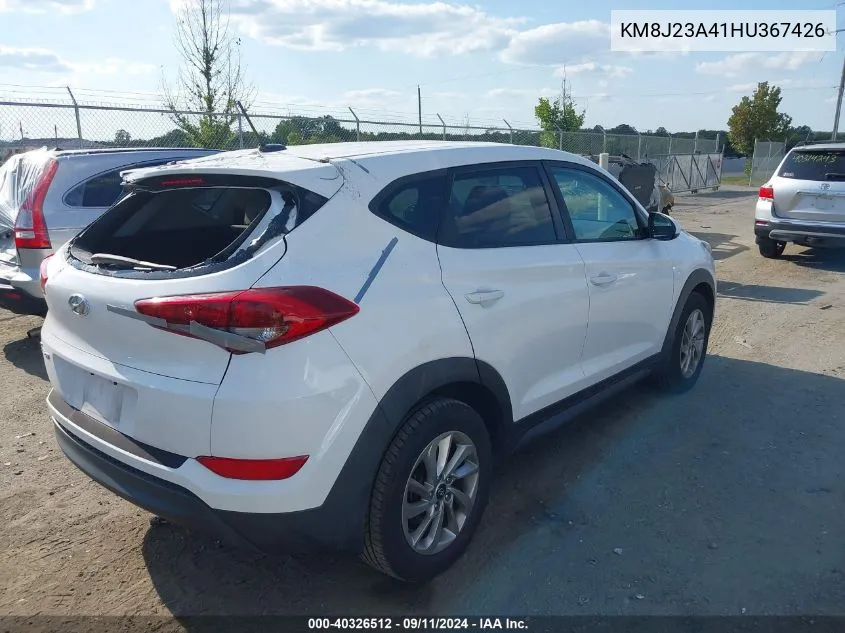 KM8J23A41HU367426 2017 Hyundai Tucson Se