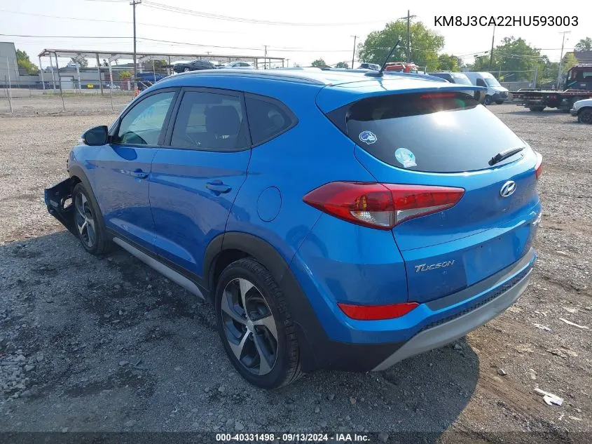 KM8J3CA22HU593003 2017 Hyundai Tucson Limited/Sport And Eco/Se