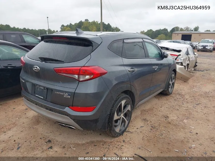 KM8J3CA25HU364959 2017 Hyundai Tucson Limited/Sport And Eco/Se