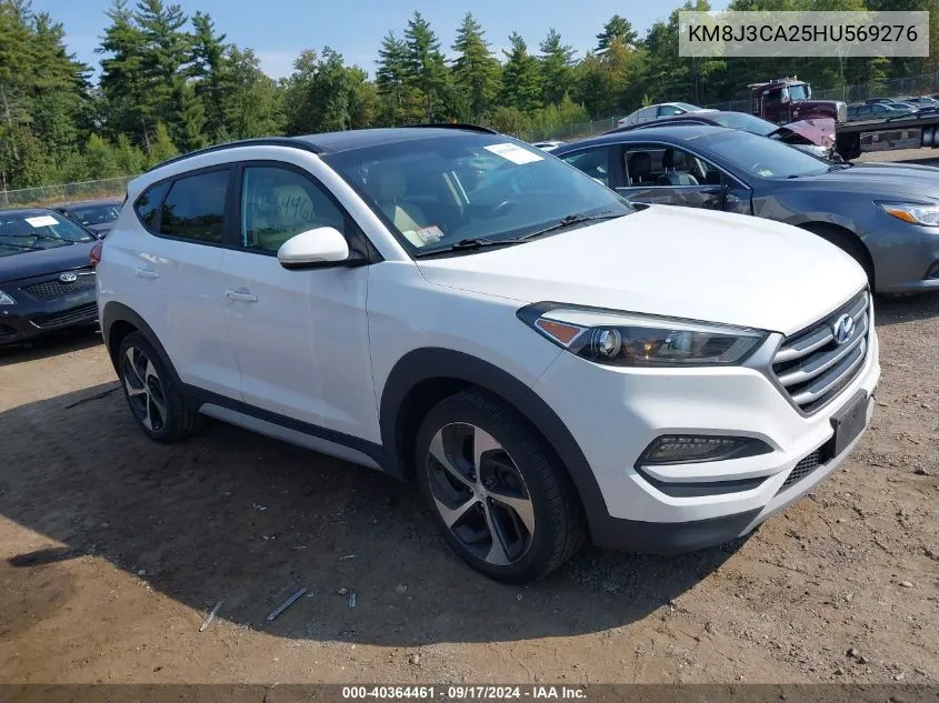 2017 Hyundai Tucson Eco/Limited/Night/Sport/Value VIN: KM8J3CA25HU569276 Lot: 40364461