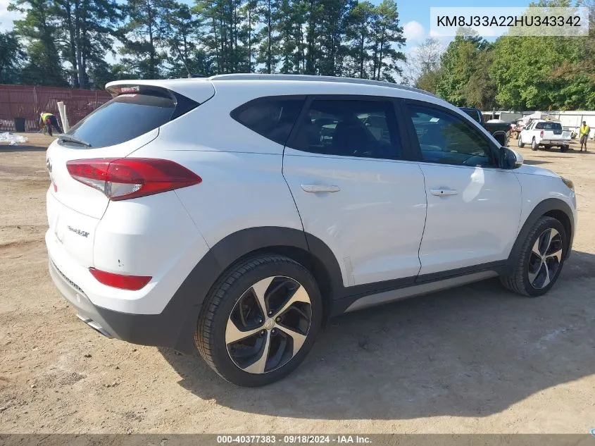 KM8J33A22HU343342 2017 Hyundai Tucson Sport