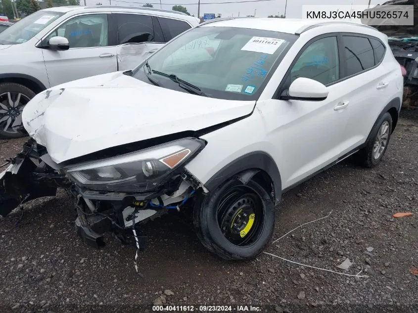 KM8J3CA45HU526574 2017 Hyundai Tucson Se