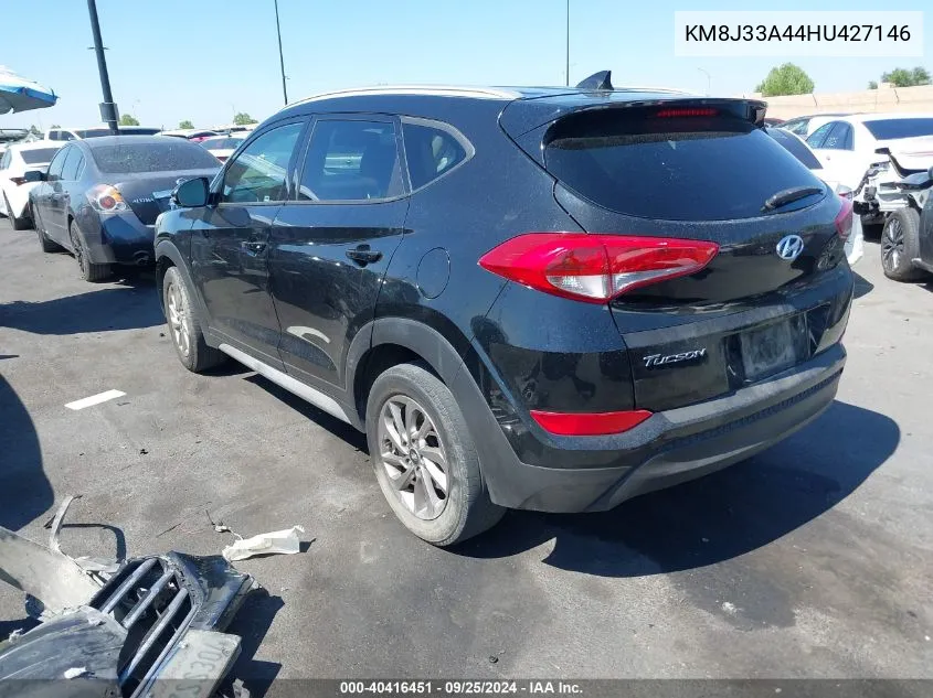 KM8J33A44HU427146 2017 Hyundai Tucson Se Plus