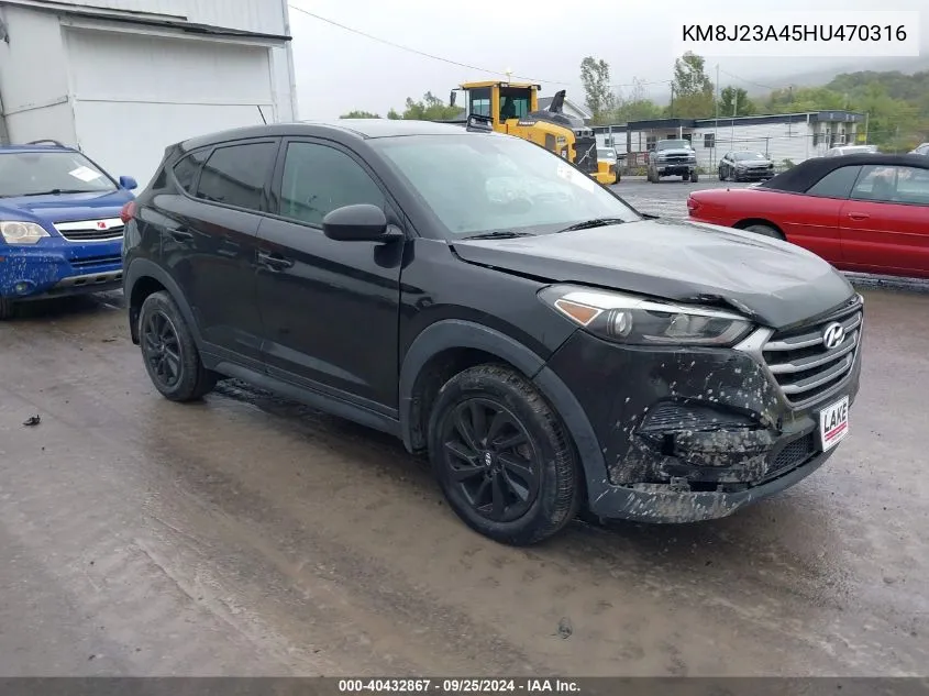 KM8J23A45HU470316 2017 Hyundai Tucson Se