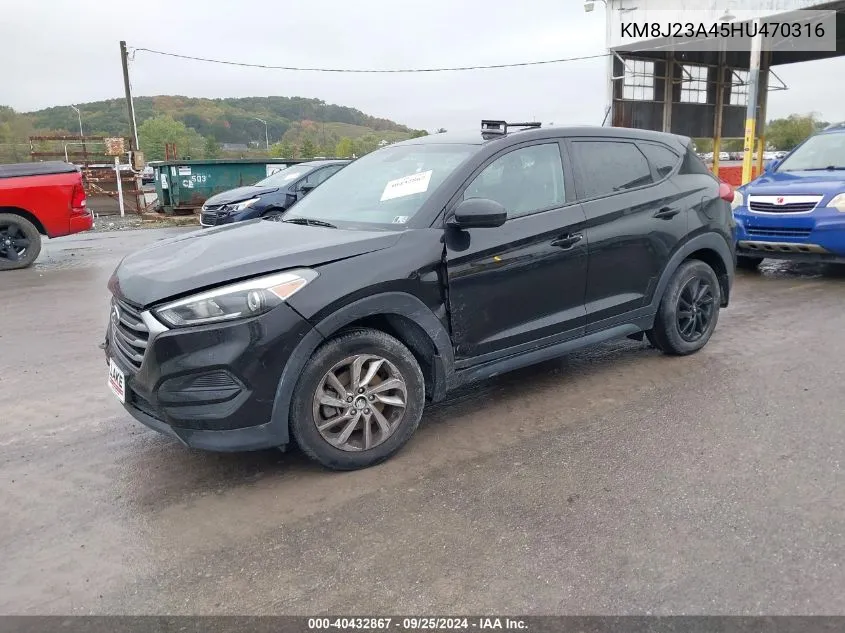 KM8J23A45HU470316 2017 Hyundai Tucson Se