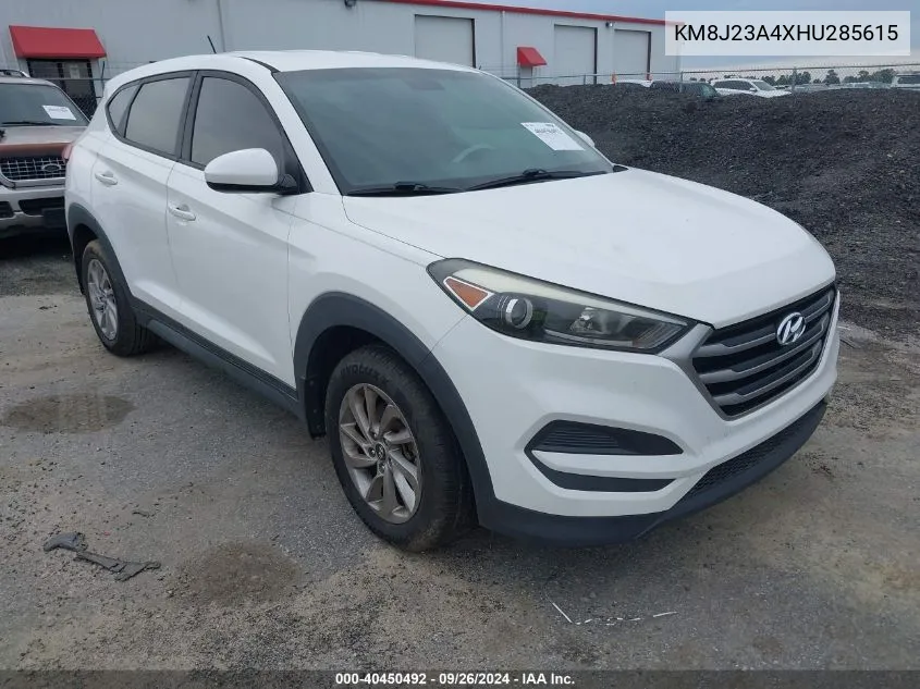 KM8J23A4XHU285615 2017 Hyundai Tucson Se