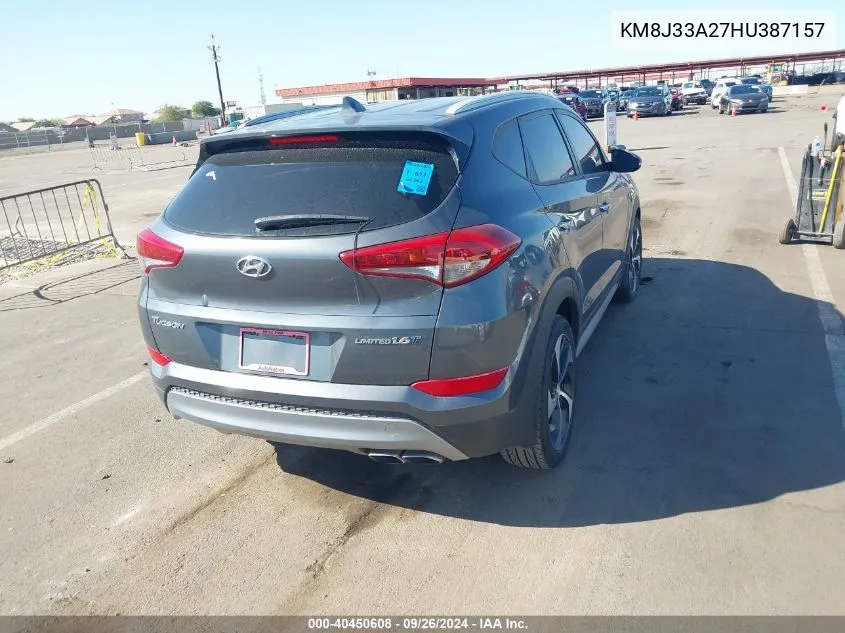 KM8J33A27HU387157 2017 Hyundai Tucson Limited