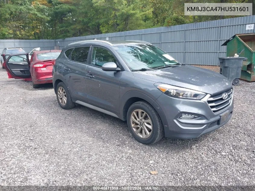 KM8J3CA47HU531601 2017 Hyundai Tucson Se