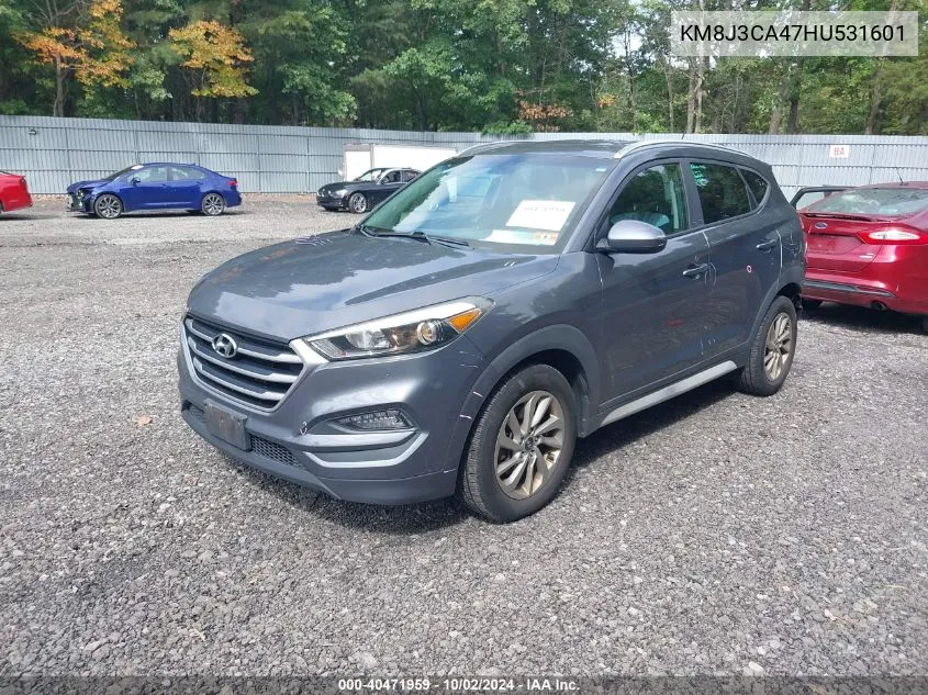 KM8J3CA47HU531601 2017 Hyundai Tucson Se