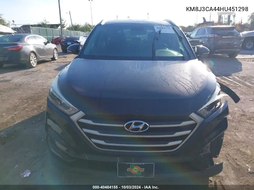 KM8J3CA44HU451298 2017 Hyundai Tucson Se Plus