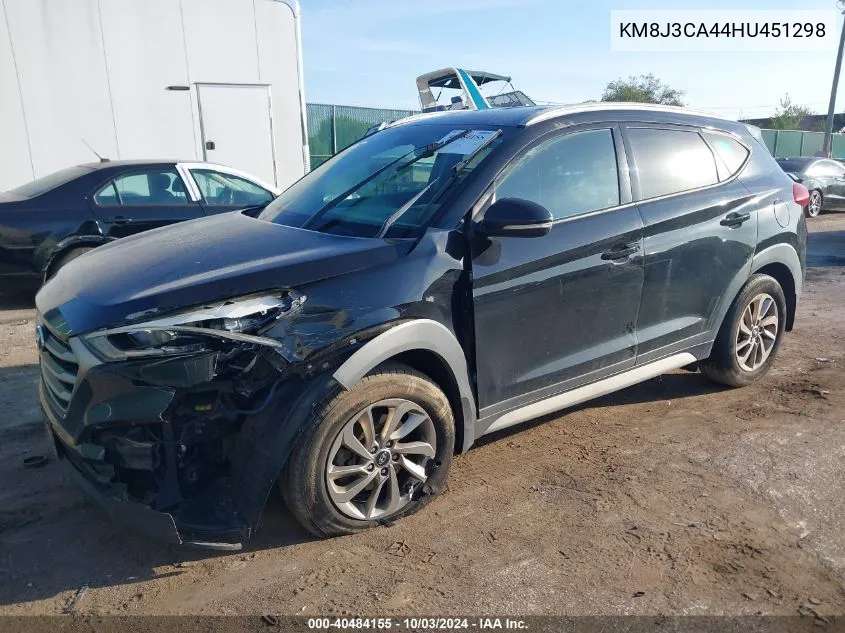 KM8J3CA44HU451298 2017 Hyundai Tucson Se Plus