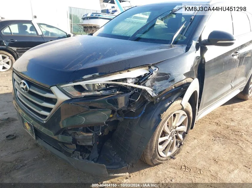 KM8J3CA44HU451298 2017 Hyundai Tucson Se Plus