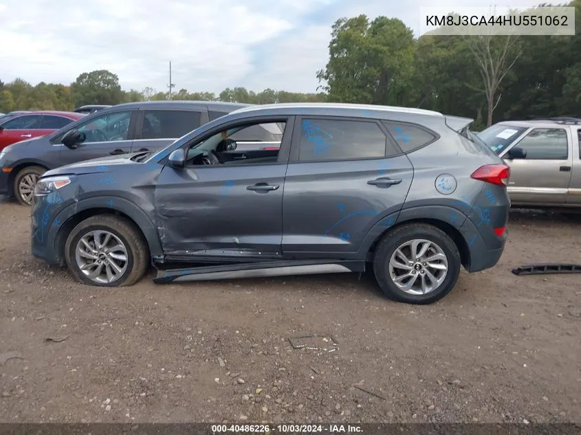 KM8J3CA44HU551062 2017 Hyundai Tucson Se