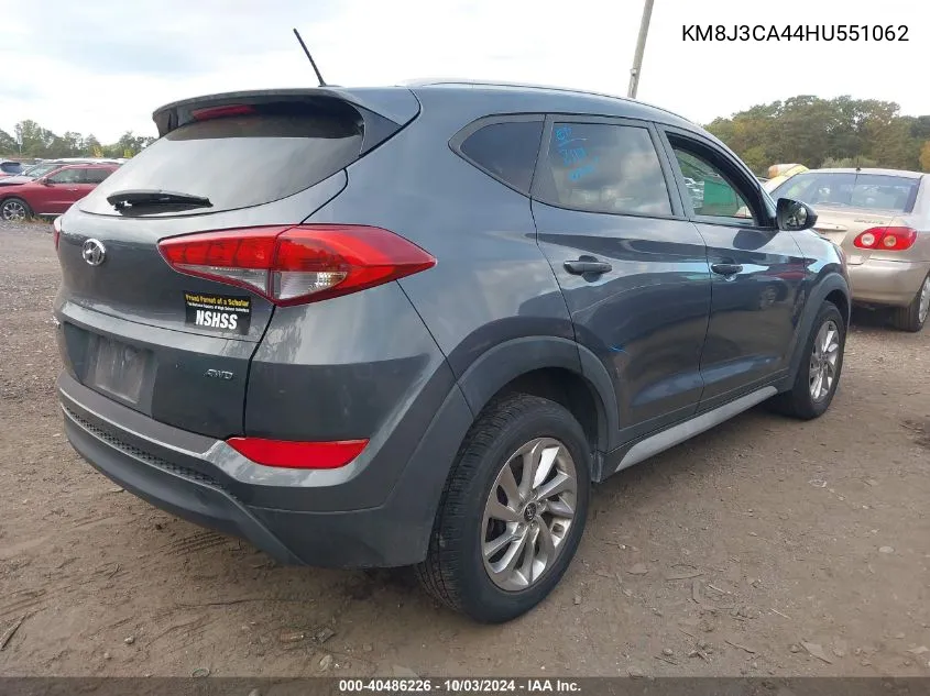 KM8J3CA44HU551062 2017 Hyundai Tucson Se