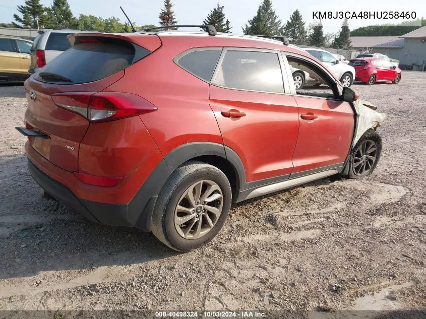 KM8J3CA48HU258460 2017 Hyundai Tucson Se