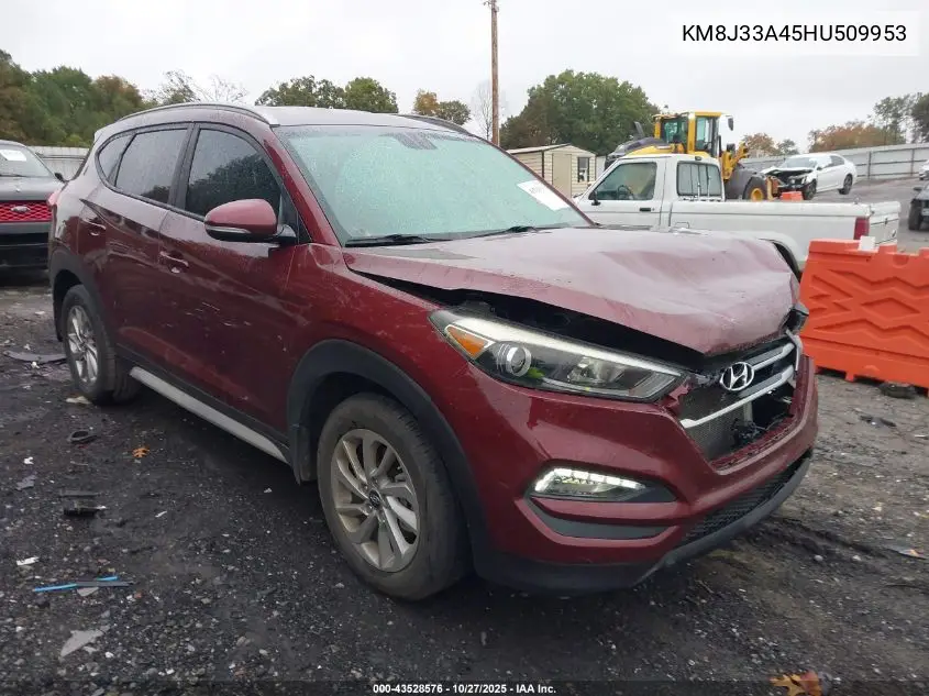 KM8J33A45HU509953 2017 Hyundai Tucson Se Plus