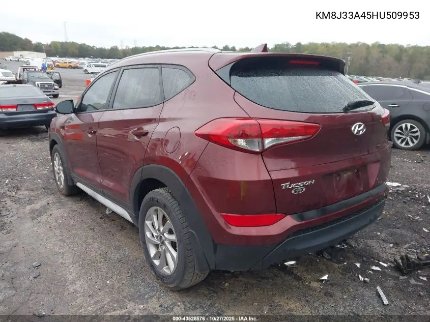 KM8J33A45HU509953 2017 Hyundai Tucson Se Plus