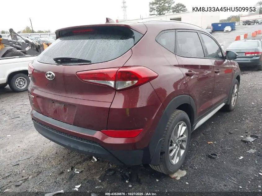 KM8J33A45HU509953 2017 Hyundai Tucson Se Plus