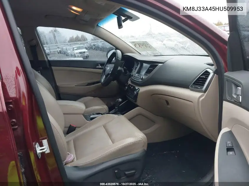 KM8J33A45HU509953 2017 Hyundai Tucson Se Plus