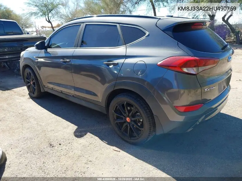 KM8J33A22HU490759 2017 Hyundai Tucson Night