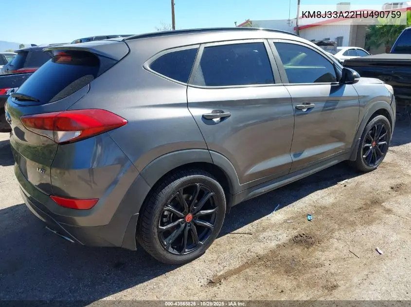 KM8J33A22HU490759 2017 Hyundai Tucson Night