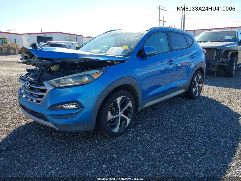 KM8J33A24HU410006 2017 Hyundai Tucson Sport