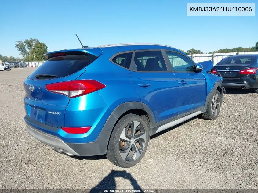 KM8J33A24HU410006 2017 Hyundai Tucson Sport