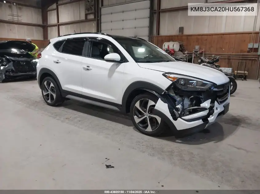 KM8J3CA20HU567368 2017 Hyundai Tucson Value
