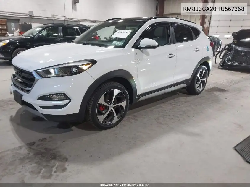 KM8J3CA20HU567368 2017 Hyundai Tucson Value